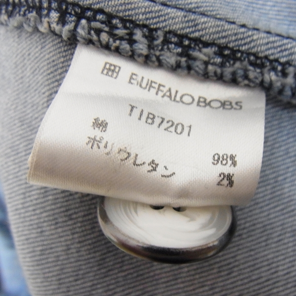 実際に弊社で買取させて頂いたBUFFALO BOBS/バッファローボブズ デニム ダブルジャケット/1の画像 3枚目