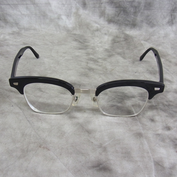 実際に弊社で買取させて頂いた白山眼鏡店/ハクサンガンキョウテン サーモント フルリム 度入りの画像 1枚目