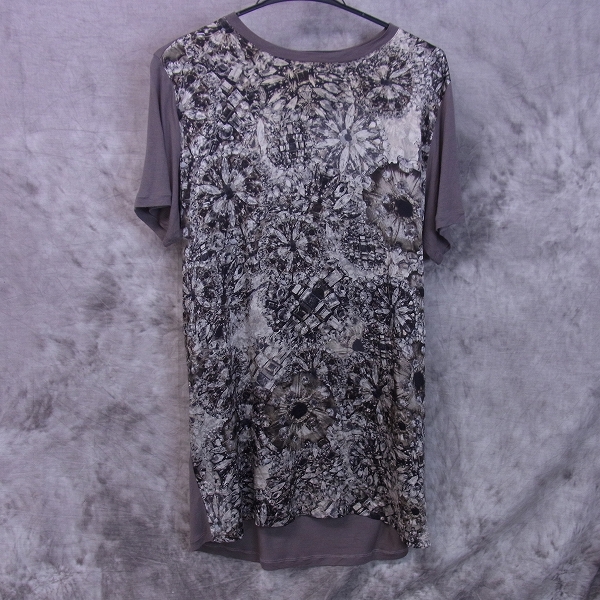 実際に弊社で買取させて頂いたGIVENCHY/ジバンシィ レーヨン×シルク 総柄半袖Tシャツ/XS