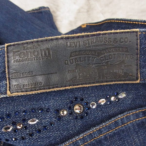 実際に弊社で買取させて頂いたLEVIS FENOM×uniform experiment SOPH/505DISCO デニム UE505-0002/W34 の画像 7枚目