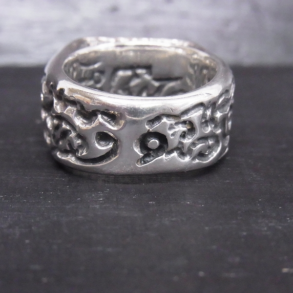 実際に弊社で買取させて頂いた【Ltd証明書】TRAVIS WALKER/トラヴィスワーカー ダブルクロス トライバルクロスリング #19/18号の画像 3枚目