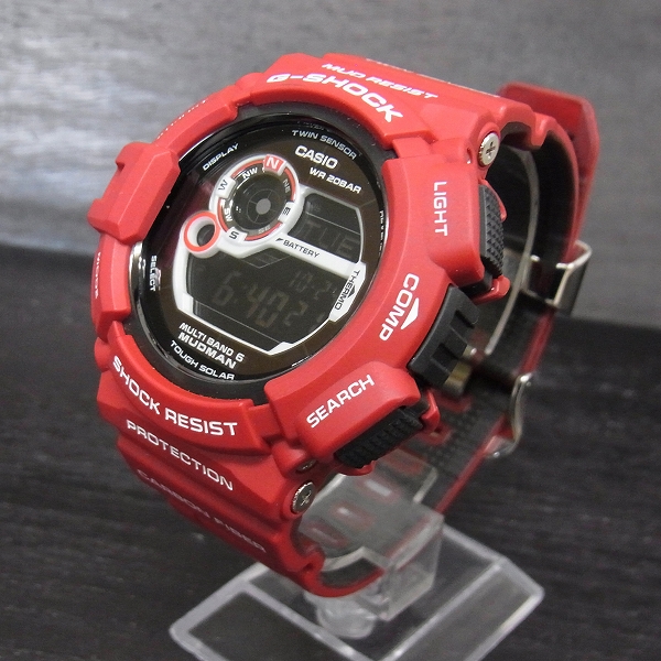 メンズ【美品】G-SHOCK MUDMAN GW-9300RD-4JF - 腕時計(デジタル)