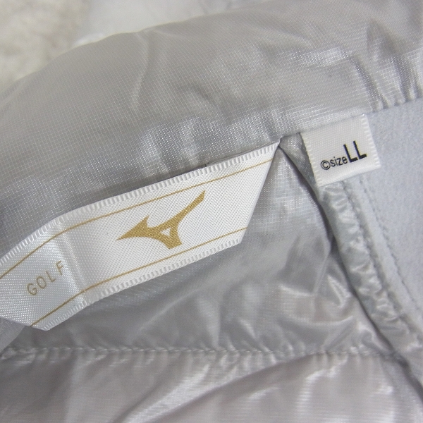 実際に弊社で買取させて頂いたMIZUNO GOLF/ミズノ ゴルフ BREATH THERMO　軽量ダウンジャケット LLの画像 2枚目