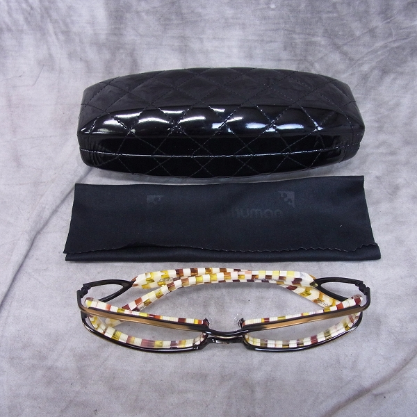 実際に弊社で買取させて頂いたless than human/レスザンヒューマン メガネフレーム フルリムOkaode/9610ｍの画像 6枚目