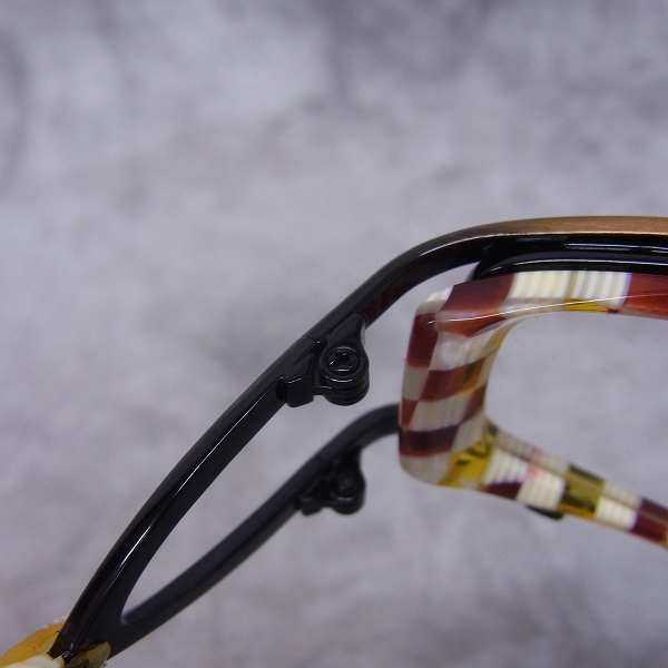 実際に弊社で買取させて頂いたless than human/レスザンヒューマン メガネフレーム フルリムOkaode/9610ｍの画像 3枚目