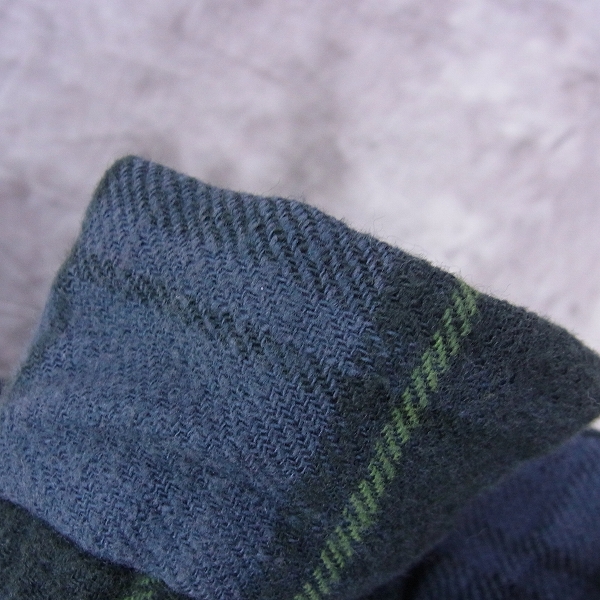 実際に弊社で買取させて頂いたjunhashimoto/ジュンハシモト CHECK HOOK SHIRT/シワ加工　チェック ホックシャツ 1041620011/3の画像 5枚目