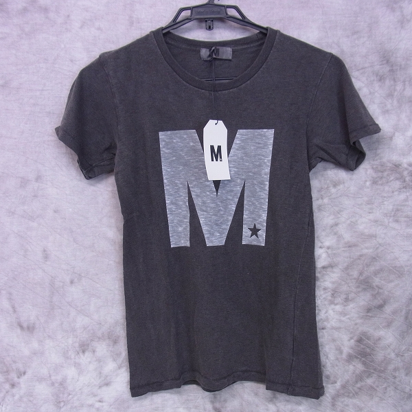 実際に弊社で買取させて頂いたM/エム ブラック ロゴTシャツ/ S