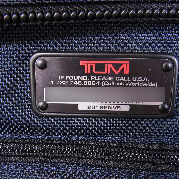 実際に弊社で買取させて頂いたTUMI/トゥミ SHIPS別注 カジュアル デイ トートバッグ LIMITED 26196NVSの画像 6枚目