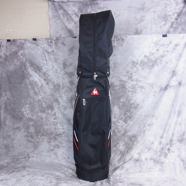 実際に弊社で買取させて頂いた★Le coq sportif/ルコック キャディバッグ QQ1178 ブラックの画像 1枚目