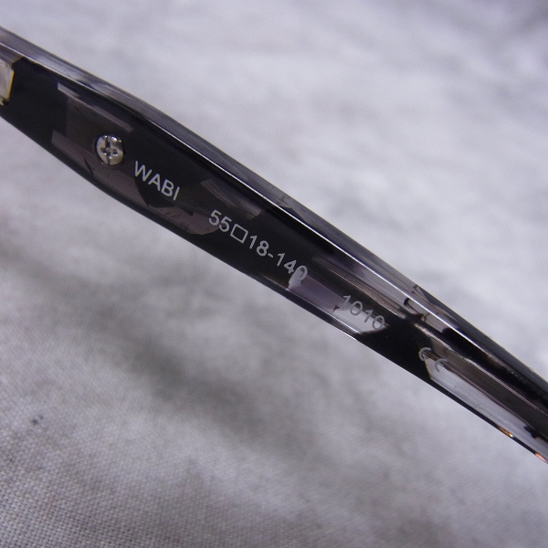 実際に弊社で買取させて頂いたLess than human/レスザンヒューマン WABI/ワビ 1010 眼鏡の画像 5枚目
