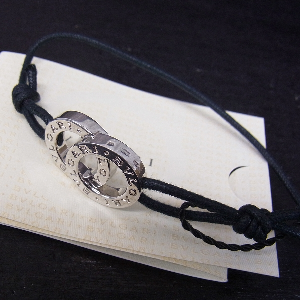 実際に弊社で買取させて頂いた【未使用/ギャラ付】BVLGARI/ブルガリ ブランドロゴ コードブレス 25365