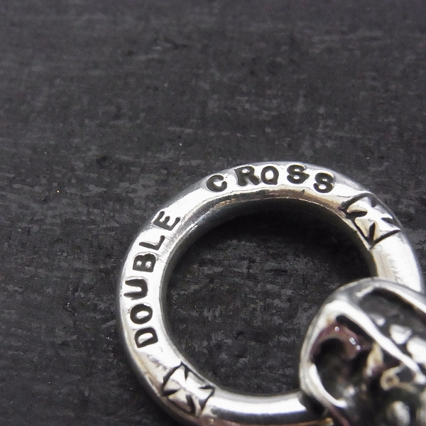 実際に弊社で買取させて頂いたTRAVIS WALKER/トラヴィスワーカー ガーゴイルwダブルクロスリングｗ/2ストーンアイズ ペンダントの画像 3枚目