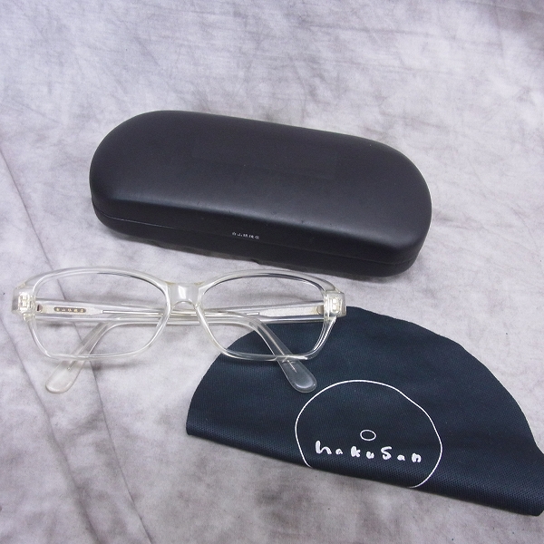 実際に弊社で買取させて頂いた白山眼鏡店/ハクサンガンキョウテン epoc 眼鏡/メガネフレームの画像 7枚目