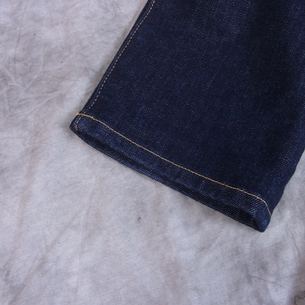 実際に弊社で買取させて頂いたjunhashimoto/ジュンハシモト ストレッチストレートデニムパンツ/2の画像 7枚目