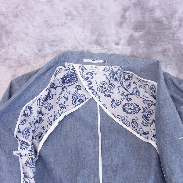 実際に弊社で買取させて頂いたEDIFICE/エディフィス コットンテーラードジャケット/44の画像 8枚目