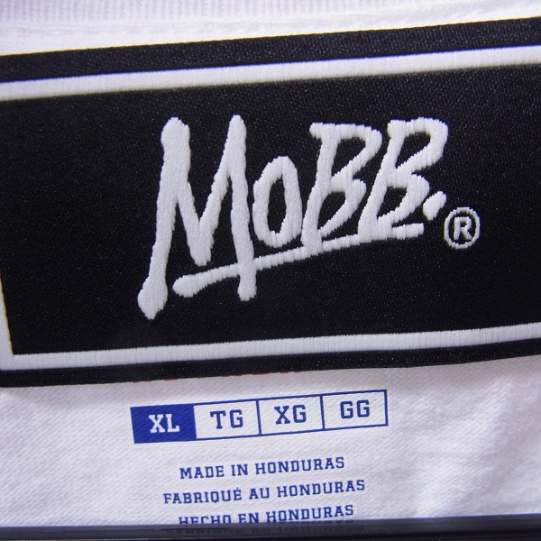 実際に弊社で買取させて頂いた【未使用品】MOBB/モブ フロントロゴ Tシャツ XL/2点セットの画像 2枚目