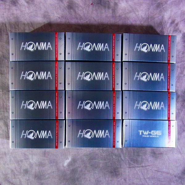 実際に弊社で買取させて頂いた【未使用】HONMA/ホンマ ゴルフボール TW-G6 2ダース ホワイト 