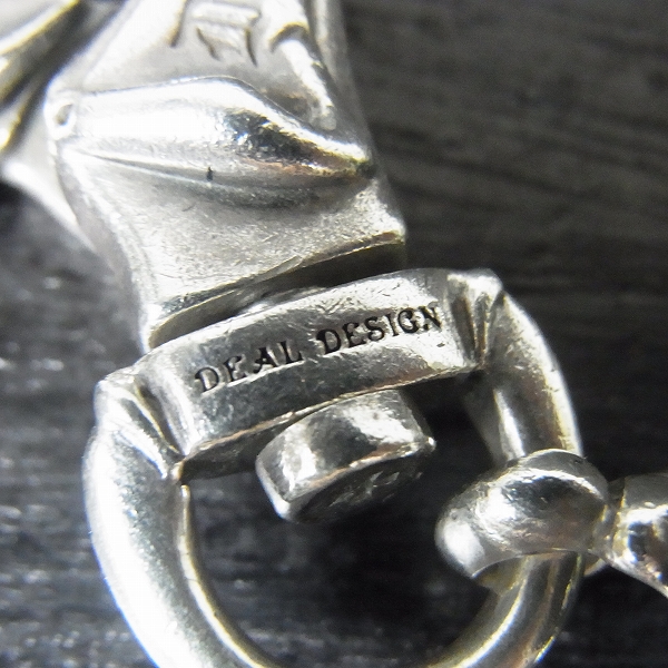 実際に弊社で買取させて頂いたDEAL DESIGN/ディールデザイン フレイム フラッグ シルバー キーリングの画像 4枚目