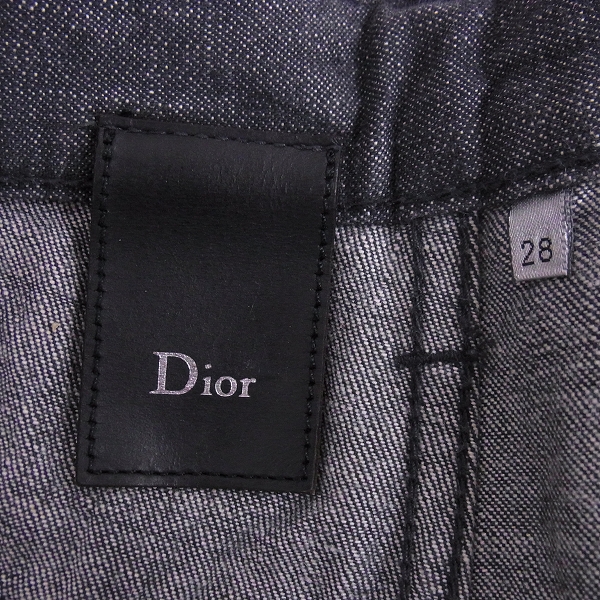 実際に弊社で買取させて頂いたDIOR HOMME/ディオール オム デニムパンツ/ジーンズ/333D014TY058/28の画像 3枚目