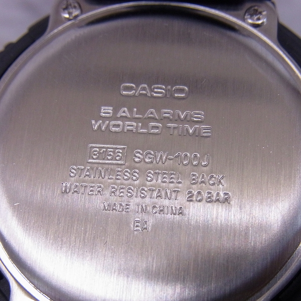 CASIO/カシオ ツインセンサー スポーツギア デジタル 腕時計 SGW-100J