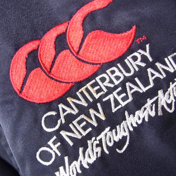 実際に弊社で買取させて頂いたCANTERBURY/カンタベリー ALL BLACKS ラグビー ニュージーランド代表 ボンバージャケット/XLの画像 5枚目