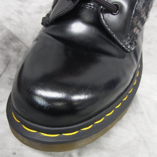 実際に弊社で買取させて頂いたDr.Martens/ドクターマーチン×PENDLETON/ペンドルトン 8EYE/8ホール 切り替え ブーツ 14859001/UK7の画像 6枚目