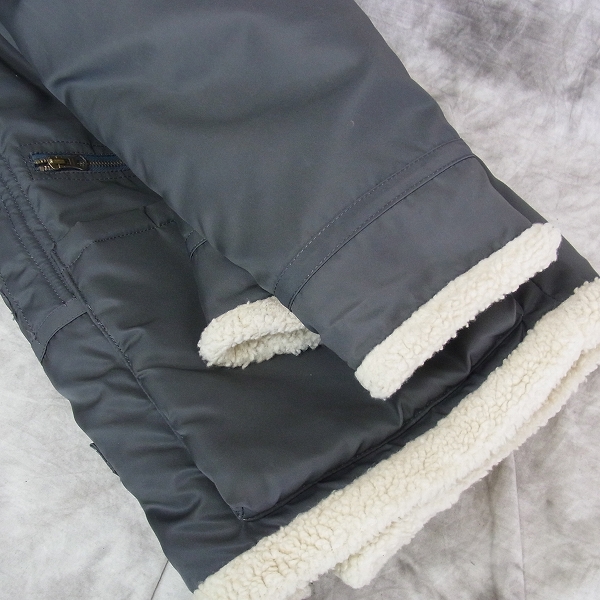 実際に弊社で買取させて頂いたGOODENOUGH/グッドイナフ GWB-7 ボアフライトジャケット フード付き/Mの画像 5枚目