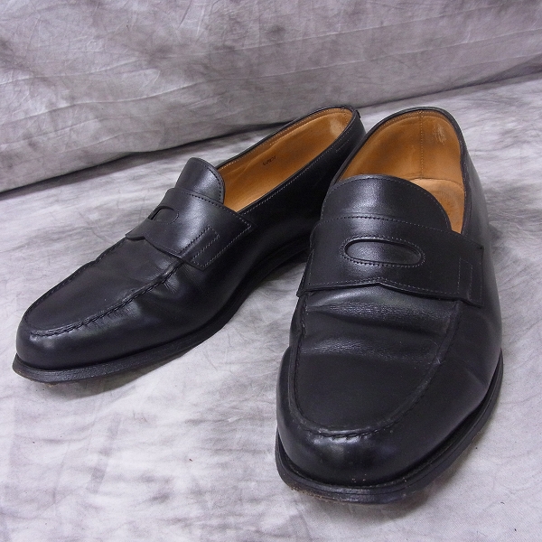 実際に弊社で買取させて頂いたJOHN LOBB/ジョンロブ LOPEZ/ロペス コインローファー レザーシューズ/8E