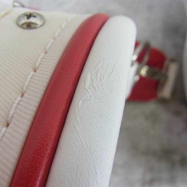 実際に弊社で買取させて頂いた★Le coq sportif/ルコック レディース キャディバッグ QQL1054 ホワイトの画像 6枚目