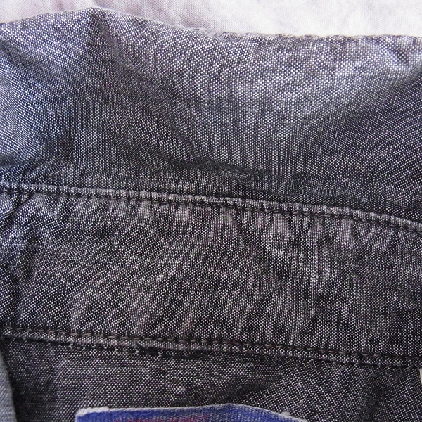 実際に弊社で買取させて頂いたBLUEBLUE/ブルーブルー シャツ・デニムシャツ2点セット/1の画像 5枚目