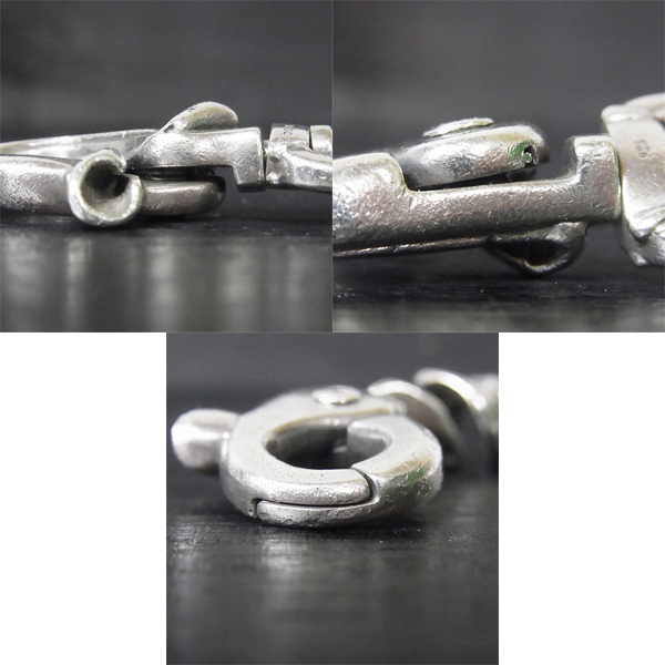 実際に弊社で買取させて頂いたDEAL DESIGN/ディールデザイン フレイム フラッグ シルバー キーリングの画像 6枚目