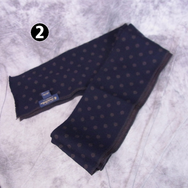 実際に弊社で買取させて頂いたBrooks Brothers/ブルックスブラザーズ マフラー 2点セットの画像 2枚目