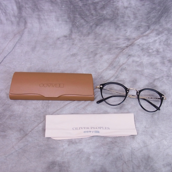 実際に弊社で買取させて頂いたOLIVER PEOPLES/オリバーピープルズ メガネフレーム/OP-505 BK-Gの画像 8枚目