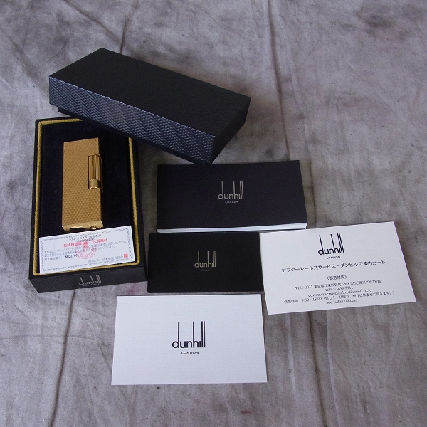 実際に弊社で買取させて頂いたdunhill/ダンヒル YG/ゴールドカラー ガスライター/YG 39509の画像 6枚目
