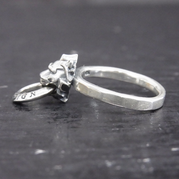 実際に弊社で買取させて頂いたDEAL DESIGN/ディールデザイン スモール ライオンノッカー リング 9号の画像 5枚目