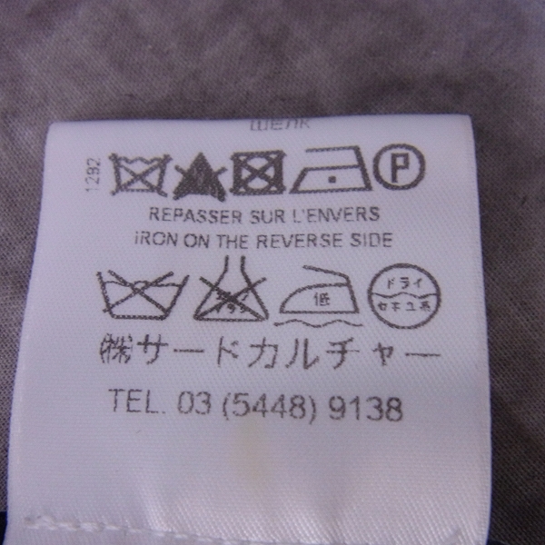 実際に弊社で買取させて頂いたGIVENCHY/ジバンシィ レーヨン×シルク 総柄半袖Tシャツ/XSの画像 3枚目