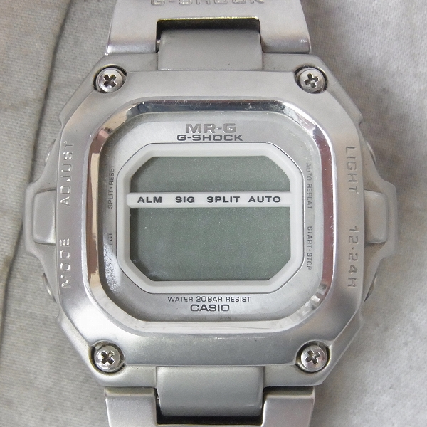 実際に弊社で買取させて頂いたG-SHOCK/Gショック MR-G フルメタル 腕時計 シルバー MRG-110-7