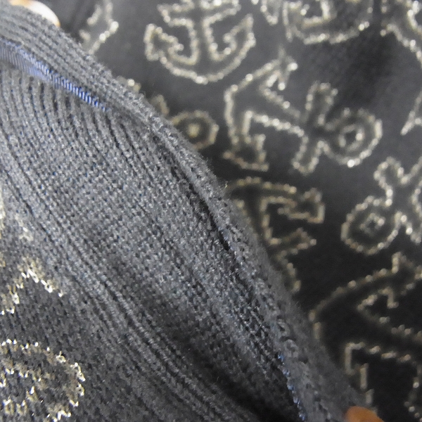 実際に弊社で買取させて頂いたBLUEBLUE/ブルーブルー 総柄 カーディガン 1の画像 5枚目