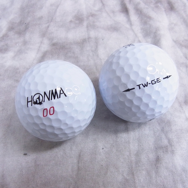 実際に弊社で買取させて頂いた【未使用】HONMA/ホンマ ゴルフボール TW-G6 2ダース ホワイトの画像 2枚目