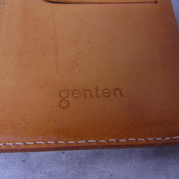 実際に弊社で買取させて頂いたgenten/ゲンテン  レザー カットワーク ブックカバー/手帳カバーの画像 5枚目