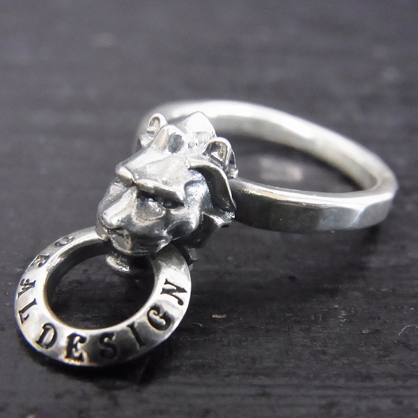 実際に弊社で買取させて頂いたDEAL DESIGN/ディールデザイン スモール ライオンノッカー リング 9号