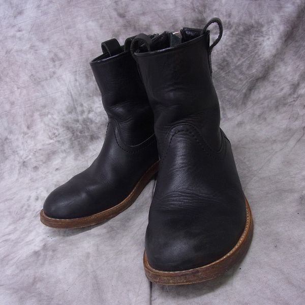 実際に弊社で買取させて頂いたM/エム leather back zip pecos boots ペコスブーツ/8