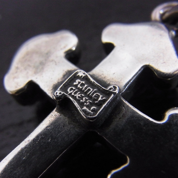 実際に弊社で買取させて頂いたSTANLEY GUESS/スタンリーゲス ガンズクロス ペンダント ストーンアイズの画像 5枚目