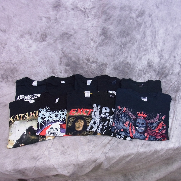 実際に弊社で買取させて頂いたバンドTシャツ HOOBASTANK/BLACK EARTH/EXCITER/SLAYER NATION/等10点セット