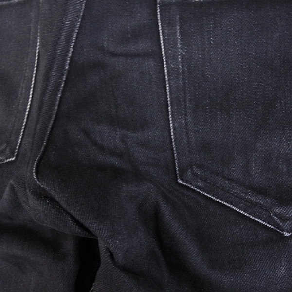 実際に弊社で買取させて頂いたLITHIUM HOMME/リチウムオム ストレッチ ブラックデニムパンツ 30の画像 7枚目