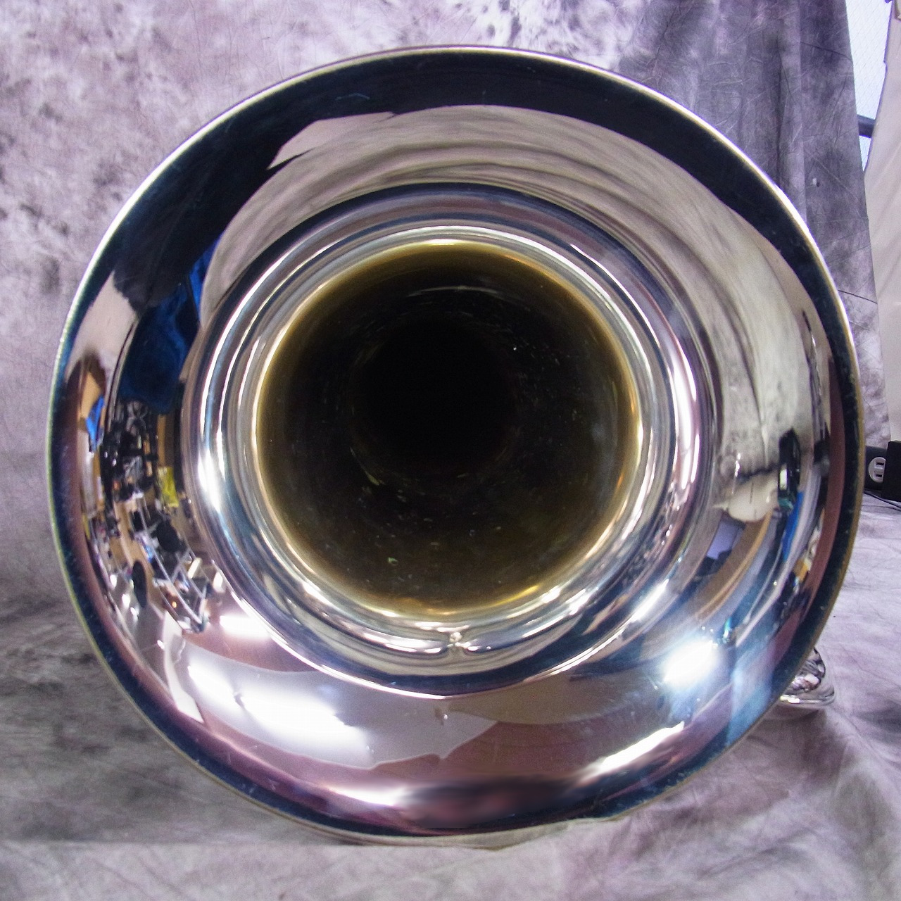 実際に弊社で買取させて頂いた★YAMAHA/ヤマハ ユーフォニアム YEP-321S 銀メッキ仕上げ 日本製の画像 4枚目