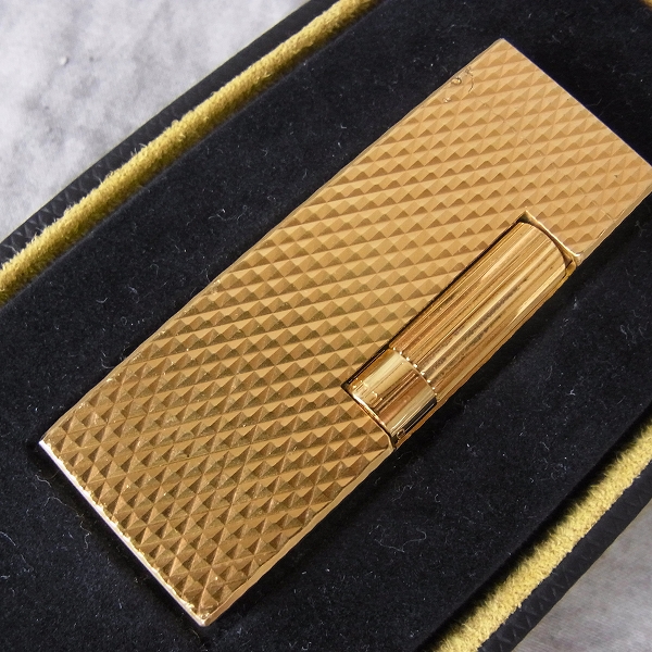 実際に弊社で買取させて頂いたdunhill/ダンヒル YG/ゴールドカラー ガスライター/YG 39509