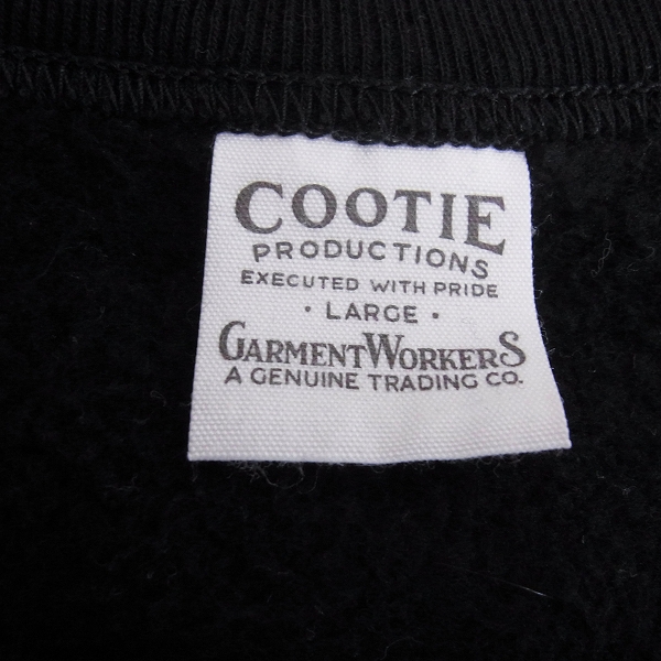 実際に弊社で買取させて頂いたCOOTIE/クーティー 16AW HEAVENLY HIGHWAY プリント スウェットトレーナー/Lの画像 2枚目