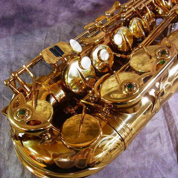 実際に弊社で買取させて頂いた★SELMER/セルマー 1986年製 SUPER ACTION SERIE Ⅱ アルトサックス ケース付の画像 2枚目