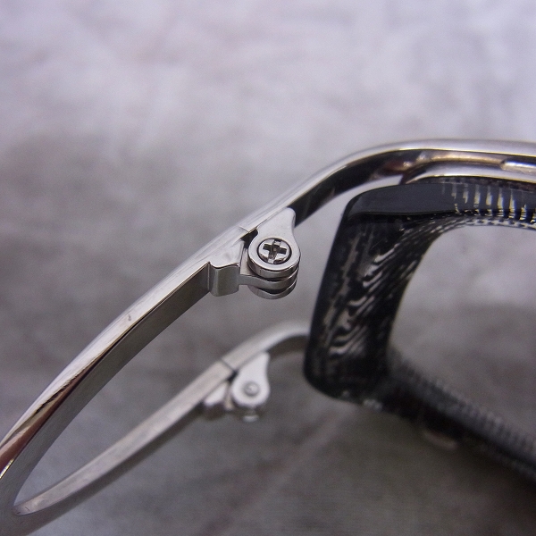 実際に弊社で買取させて頂いたless than human/レスザンヒューマン メガネフレーム フルリム Okaode/1010Sの画像 3枚目